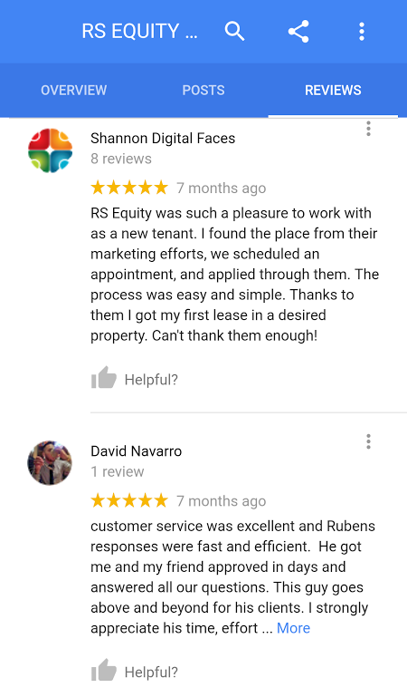 RS EQUITY VENTURE GROUP Real Estate Reviews